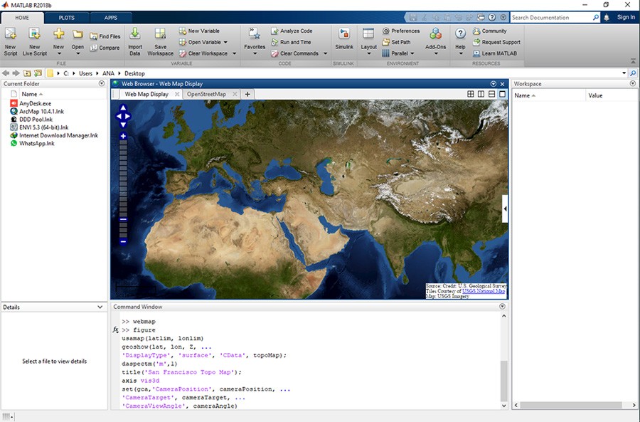 جعبه ابزار mapping در متلب