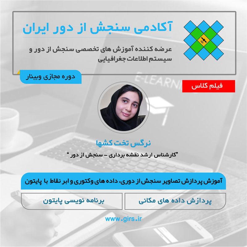 پردازش تصاویر ماهواره ای و داده های وکتوری با پایتون