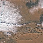 محاسبه مساحت مناطق برفی و تغییرات آن‌ها با تصاویر لندست - پایش تغییرات پوشش برف