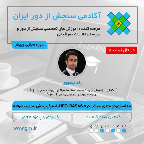 مدلسازی دو بعدی سیلاب در HEC-RAS v6.x