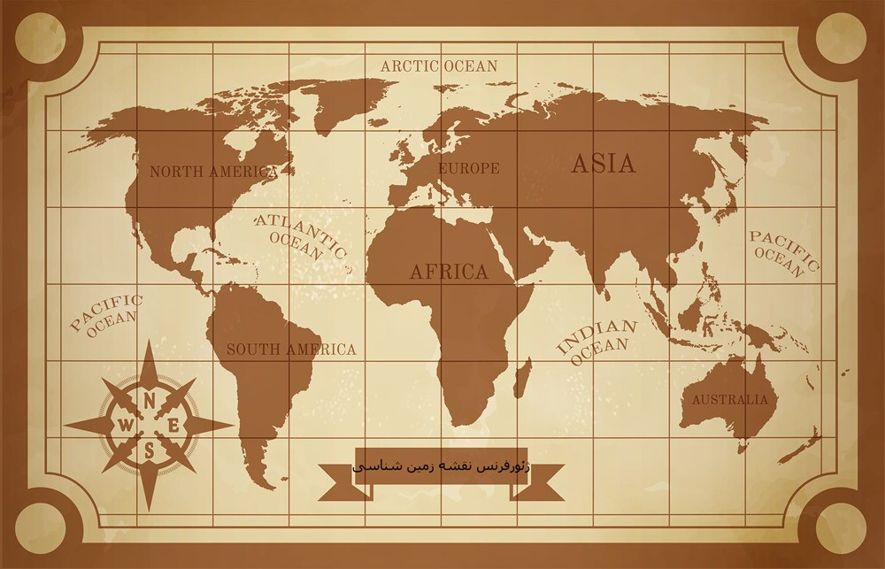 ژئورفرنس نقشه زمین شناسی
