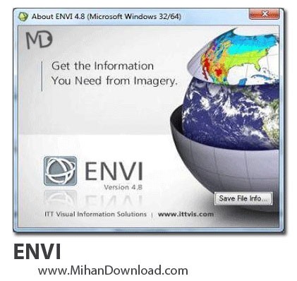 ENVI4.8 %5Bwww.MihanDownload.com%5D دانلود نرم افزار پردازش تصاویر ماهواره ای ENVI 4.8